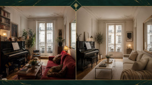Photo de galerie - Home-staging avec SYBARI NEST PARIS