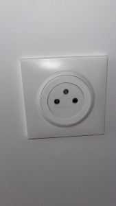Photo de galerie - Installation de prise 