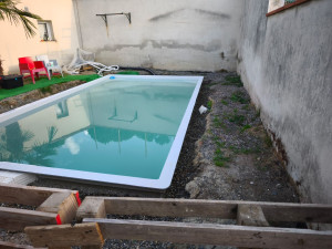 Photo de galerie - Terrassement + Pose de piscine