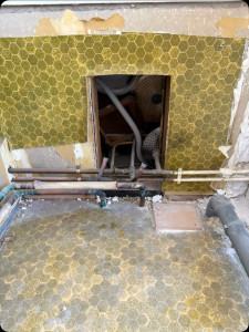 Photo de galerie - Pose de bac à douche 