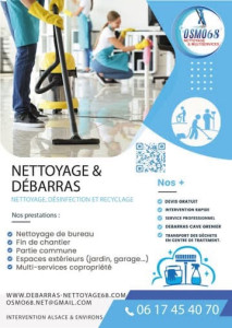 Photo de galerie - Nous proposons un service complet de débarras, de la cave au grenier, ainsi que le nettoyage d’appartements, de maisons, de bureaux et de parties communes.