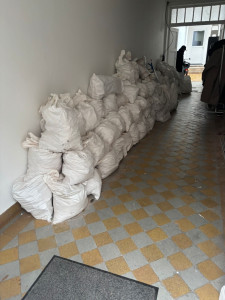 Photo de galerie - Évacuation de 97  sac de gravats