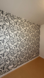 Photo de galerie - Papier peint réalisé à Plomelin 