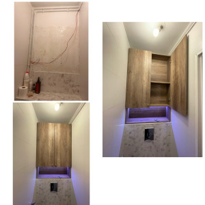 Photo de galerie - - Meuble de toilette sur mesure- n'hésitez pas de contacter pour toutes les questions??