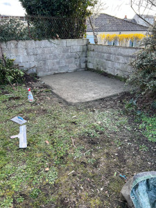 Photo de galerie - Dalle pour abri de jardin