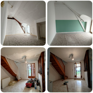Photo de galerie - Remise à neuf d'une ancienne maison la suite ??