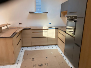 Photo de galerie - INSTALLATION CUISINE SUR MESURE  Réalisation propre et soignée. Argenteuil - Val d'Oise 95 Devis gratuit et rapide 