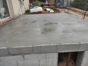 Photo de galerie - Coulage planché 