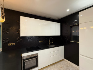 Photo de galerie - Pose de cuisine avec Carrelage mural