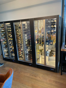 Photo de galerie - Installation complète de cave à vin et Réglages