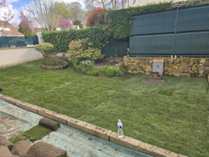 Photo de galerie - Pose rouleau de gazon hollandais