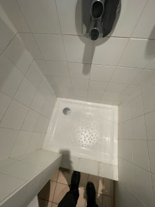 Photo de galerie - Remplacement d’un bac à douche
