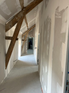 Photo de galerie - Pose isolation placo