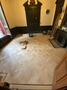 Photo de galerie - Pose de parquet - Revêtement de sol