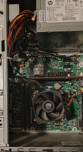 Photo de galerie - Nettoyage de l'intérieur d'une tour.