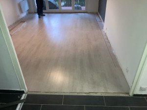 Photo de galerie - Pose d’un parquet 