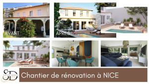 Photo de galerie - Rénovation et agrandissement une maison niçoise 