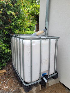 Photo de galerie - Installation récupérateur d'eau