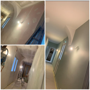 Photo de galerie - Rénovation d’un couloir d’entrée 
