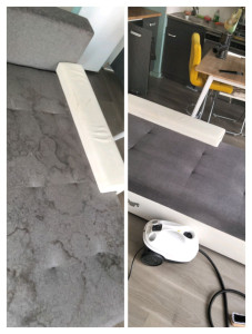 Photo de galerie - Remise à neuf d'un canapé chez une famille un peu cool