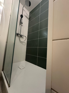 Photo de galerie - Réalisation d’une douche complète 