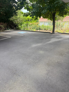 Photo de galerie - Nettoyage de copropriété.Parking au souffleur. (APRÈS)
