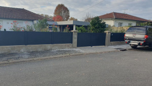 Photo de galerie - Clôture + portail Alu