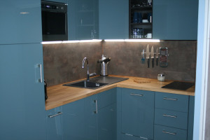 Photo de galerie - Création (définition, plomberie/électricité) et installation cuisine en kit