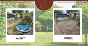 Photo de galerie - Désherbage et remise au propre d'une parcelle d'un Petit Jardin 