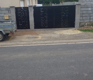 Photo de galerie - Travaux fini portail 