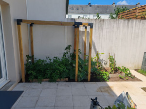 Photo de galerie - Potager terminé.
Plus qu'à laisser pousser
Courgettes tomates fraises framboises et un vigne
