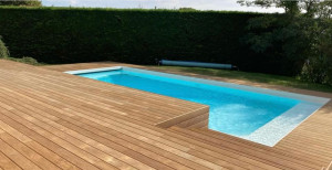 Photo de galerie - Pose parquet, terrasse, montage cuisine, stratifié, revêtement des escaliers en bois