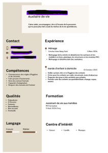 Photo de galerie - Auxiliaire de vie