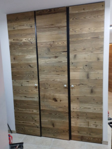Photo de galerie - Fabrication porte placard sur mesure 