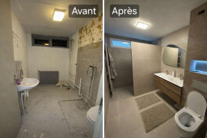 Photo de galerie - Rénovation salle de bain
