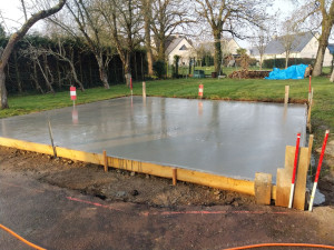 Photo de galerie - Dalle de garage