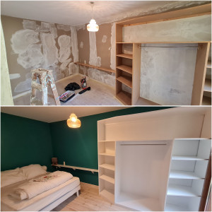 Photo de galerie - Rénovation chambre. 