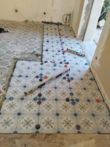 Photo de galerie - ? Carrelage – pose sur ancien carrelage existant