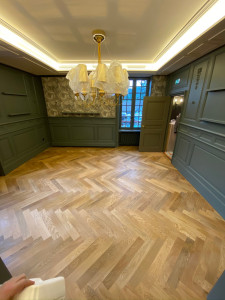 Photo de galerie - Pose de parquet - Revêtement de sol