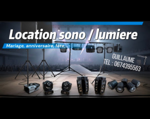 Photo de galerie - Kit Sono et éclairage