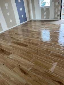 Photo de galerie - Pose de parquet - Revêtement de sol