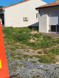 Photo de galerie - Avant nivellement des terre 