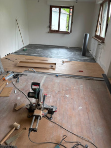Photo de galerie - Pose de parquet - Revêtement de sol