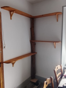 Photo de galerie - Fabrication d'étagères, atipique. 