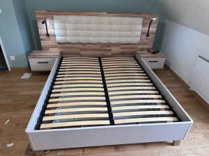 Photo de galerie - Mintage lit coffre.