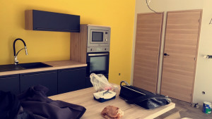 Photo de galerie - Peinture et pose de cuisine