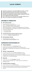 Photo de galerie - Curriculum vitae 