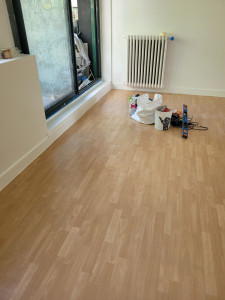 Photo de galerie - Pose de lino 