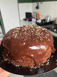 Photo de galerie - Gâteau chocolat nappage chocolat 