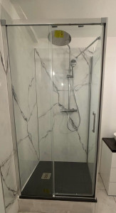 Photo de galerie - Pose douche et parois
